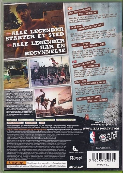 NBA Street Homecourt - XBOX 360 (B Grade) (Genbrug)